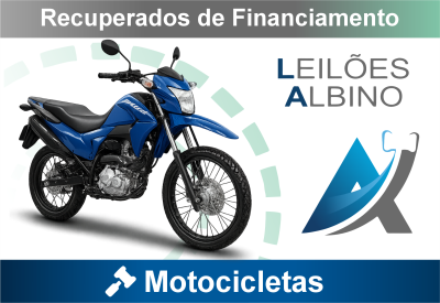 <center><big><b>LEILÃO de MOTOCICLETAS</b></center> <center></big>Recuperados de Financiamento<br>Bradesco </center>